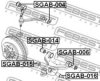 FEBEST SGAB-014 Control Arm-/Trailing Arm Bush